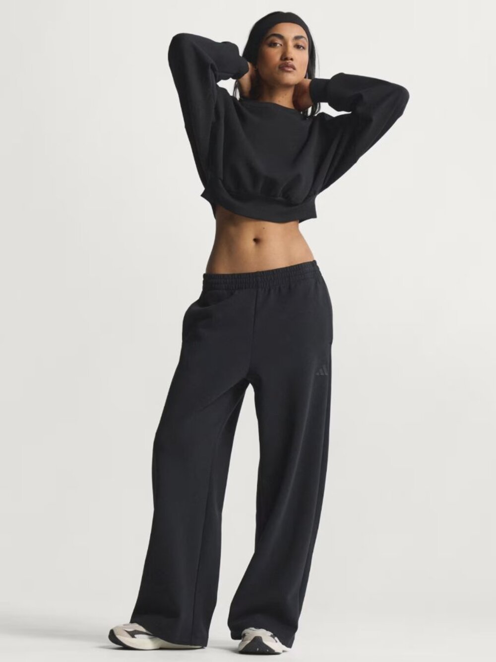 Adidas Soft Lux Straight Leg Pants Sz L